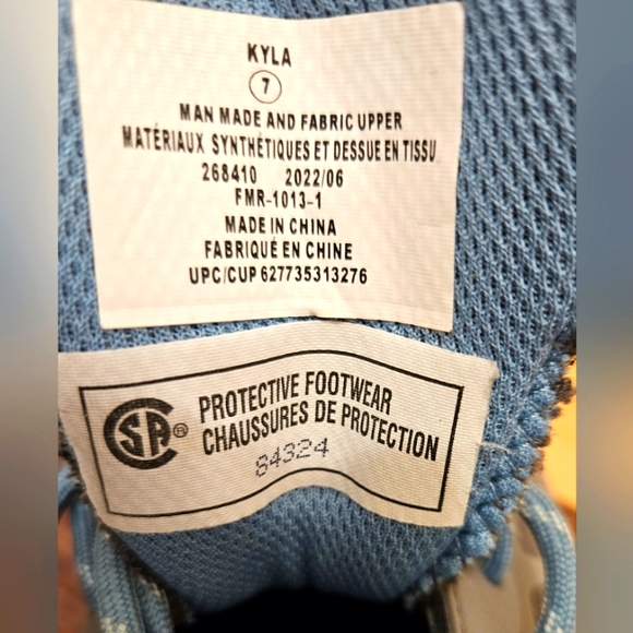 Workload Kyla Safety Shoes Sneakers - size 7 M / 8.5 W - Picture 8 of 8